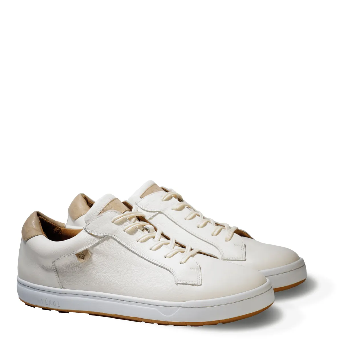 VEROZ - Zapatilla Hombre De Cuero Vecchio Blanco Véroz