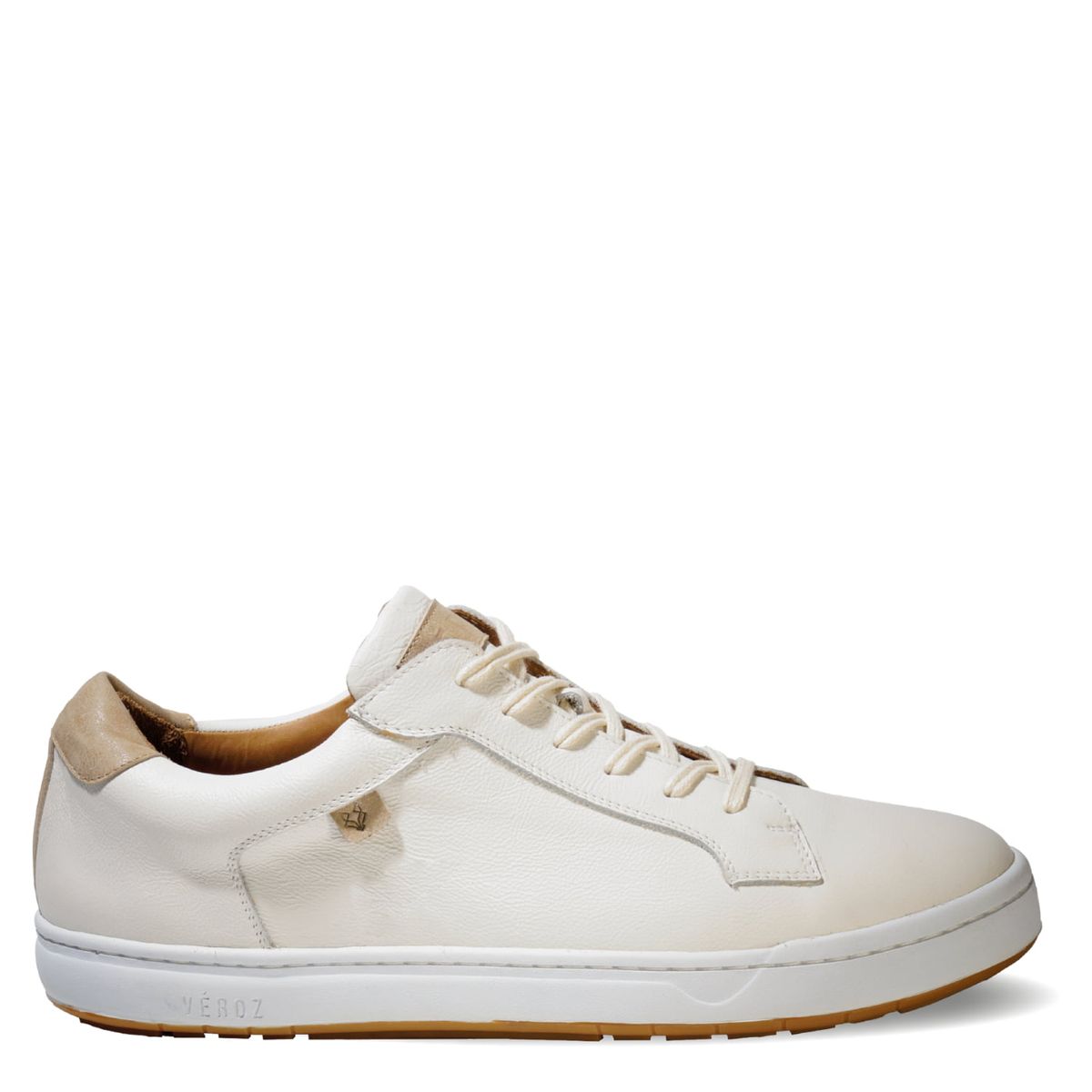 VEROZ - Zapatilla Hombre De Cuero Vecchio Blanco Véroz