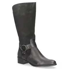 BRUNO ROSSI - Bota Casual Mujer Negro