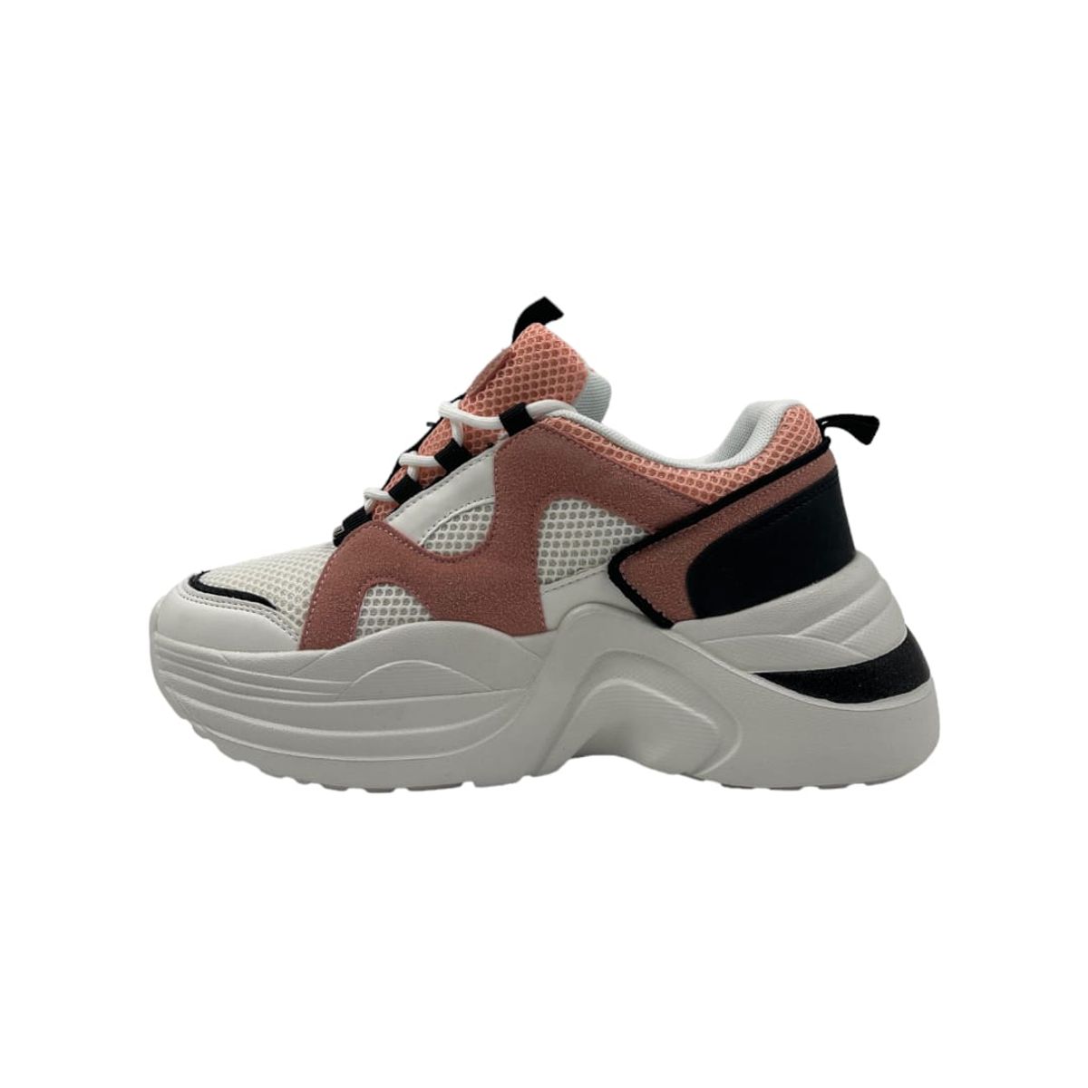 HERIEL - Zapatilla Rosa Plataforma Mujer