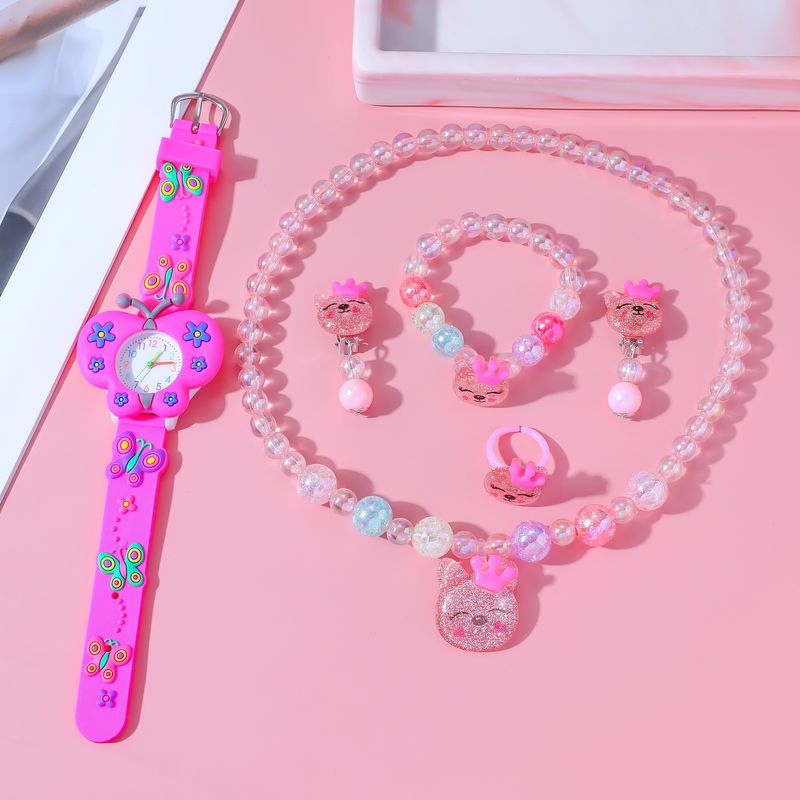 GENERICO - Pack reloj y accesorios lindos para niña