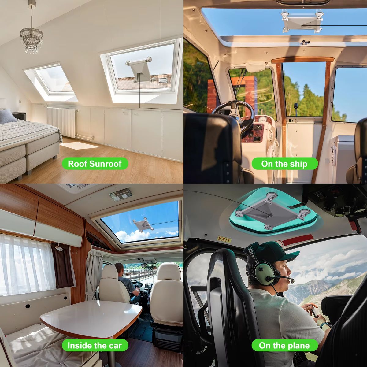 GENERICO - soporte para auto para starlink mini con ventosa