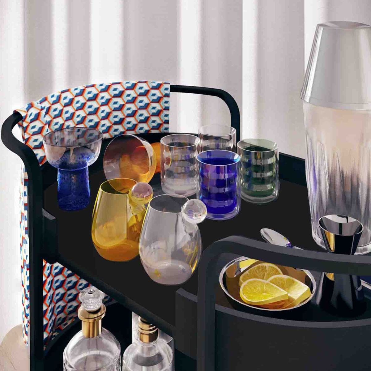 LIVING MARKET - Carro Bar Organizador Larisa