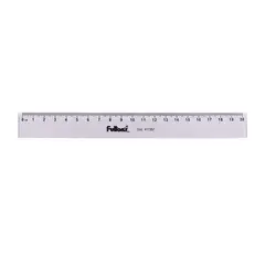 FULTONS - Regla Acrílica Biselada Humo 20cm