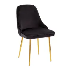 PANDALINO - Sitial Paris Negro - Terciopelo - Elegancia y Confort