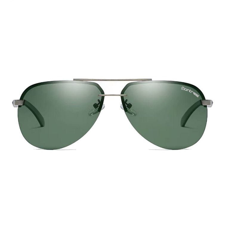 Lentes de Sol hombre mujer Polarizados Anteojos Aviador Gafas Verde TALLA UNICA