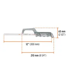 TRUPER - Arco Sierra Mini De 12 PLG Mat-12 - Multicolor