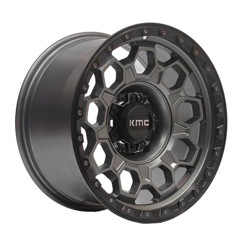 KMC - SET x4 Llantas 17x9 6X139 Et0 TREK MG-LMB-GR