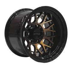 KMC - SET x4 Llantas 15x10 6X139 Et-44 DEEPTECHNIC Brnz-LB