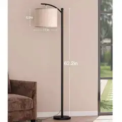 MUNDO MAGIA - Lámpara De Pie Para Salón Tres Colores Mando A Distancia