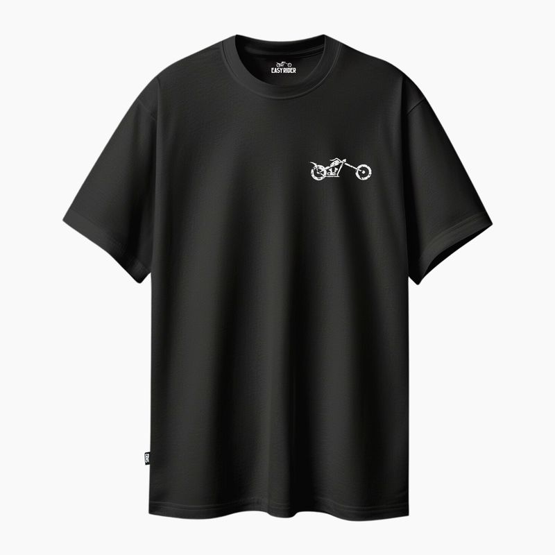 EASY RIDER MOTORSHOP - EASY RIDER MOTORSHOP - Polera Classic Negra 100% Algodón