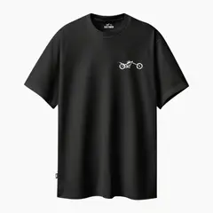EASY RIDER MOTORSHOP - - Polera Classic Negra 100% Algodón