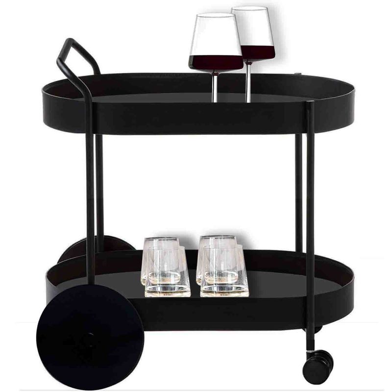 LIVING MARKET - Carro Bar Organizador Nesna