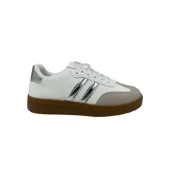 HERIEL - Zapatilla Blanca Baja Mujer