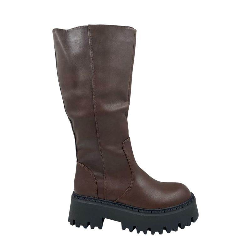 HERIEL - Bota Café Plataforma Mujer