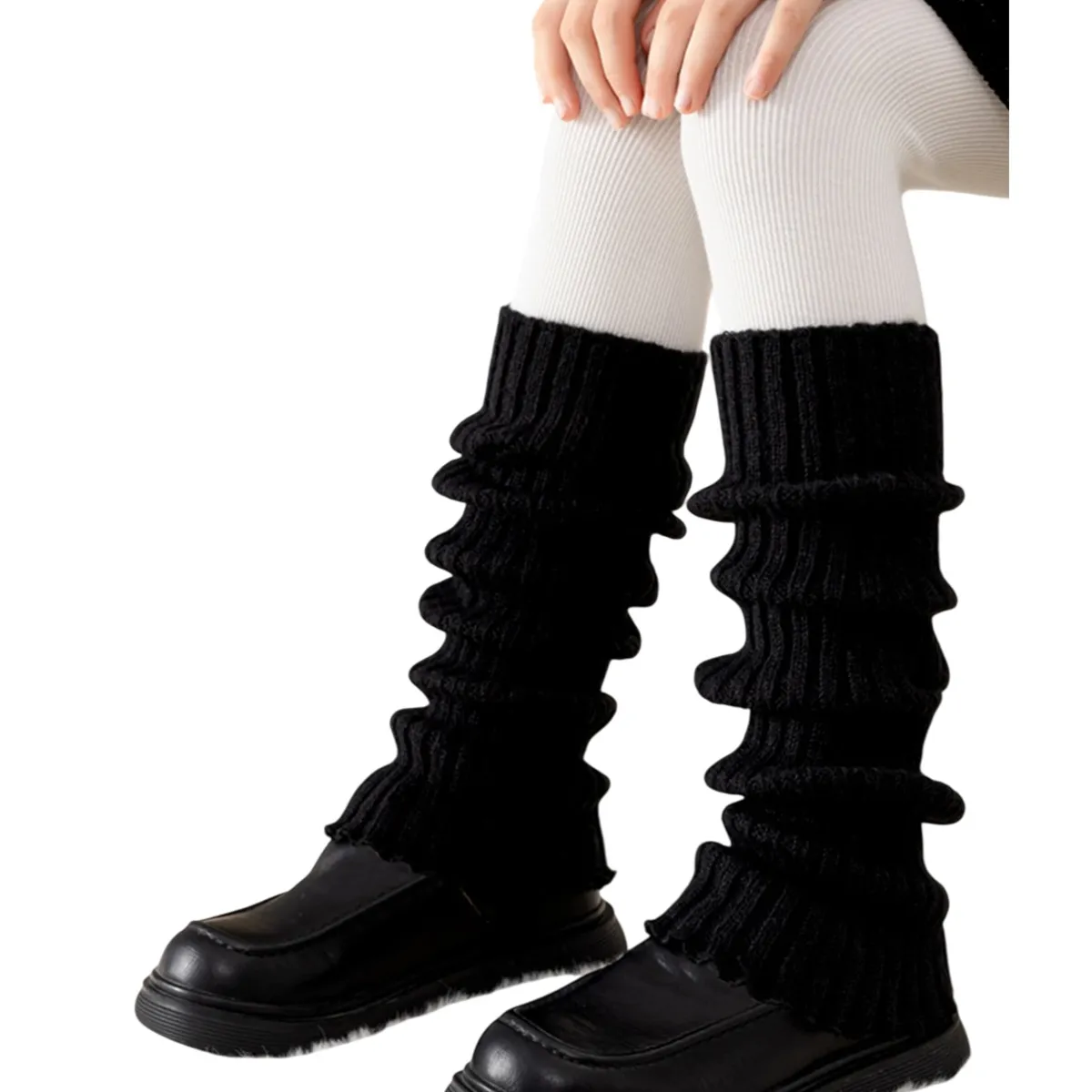 GARSIL - Polainas Para Mujer - Niña - Calcetines Sin Pies De Lana