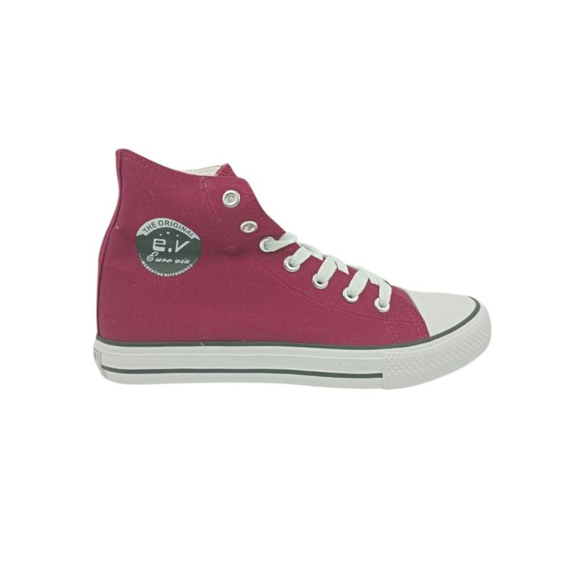 HERIEL - Zapatilla Burdeo Textil Mujer