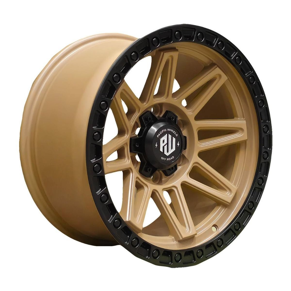 GENERICO - Set 4 Llantas 17x9 6X139 Et0 TRANTOR MDsSnd-LMB