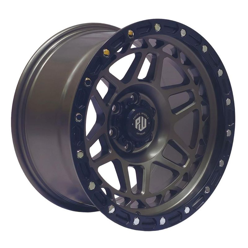 GENERICO - SET x4 Llantas 17x9 6X114 Et12 BEAST MBrnz-LMB-CR