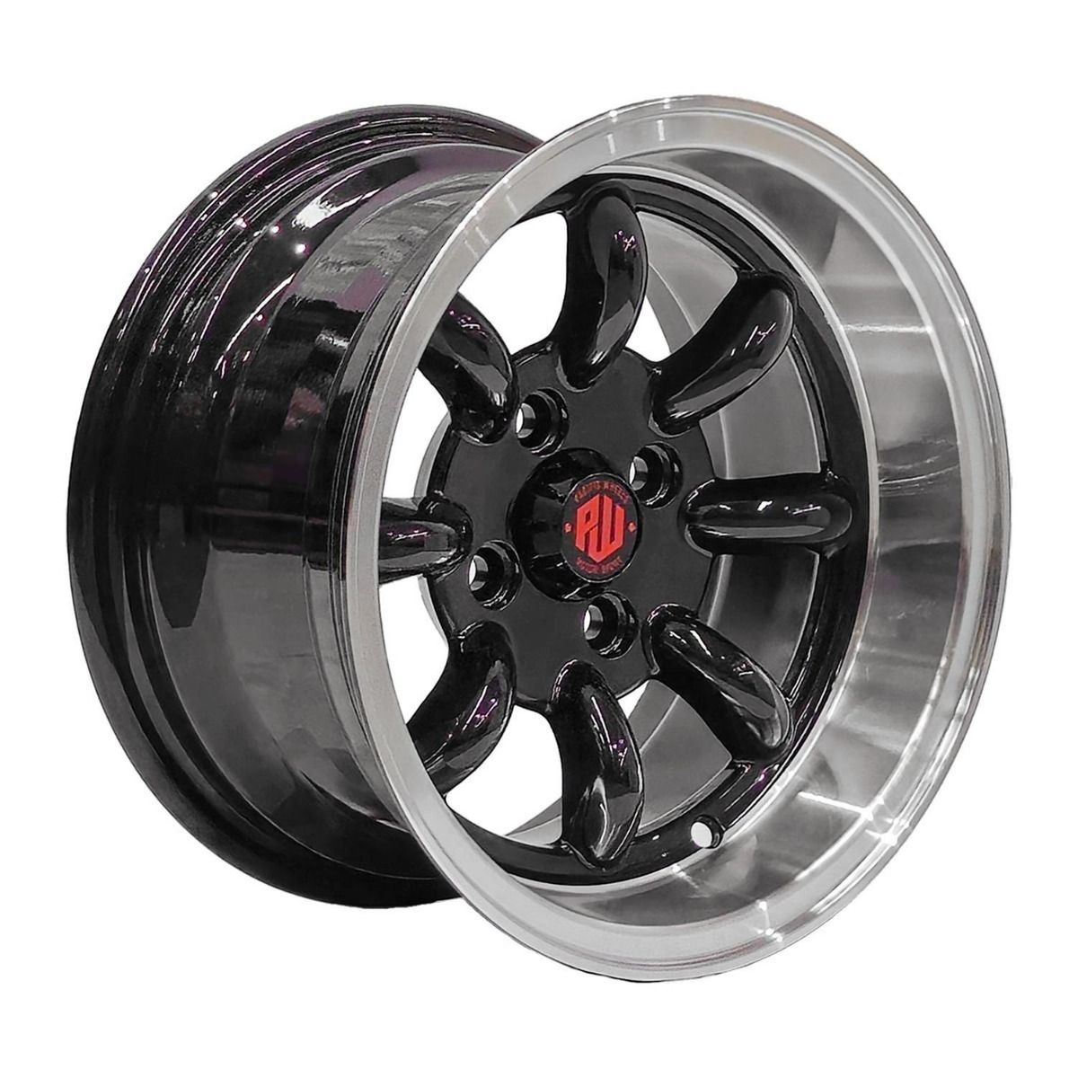 GENERICO - Set 4 Llantas 13x7 4X98 Et-7 MINILIGHTS B-LM