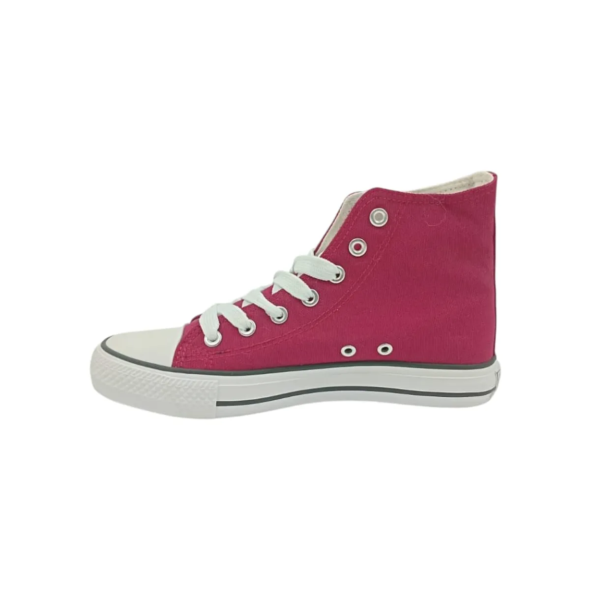 HERIEL - Zapatilla Burdeos Textil Mujer