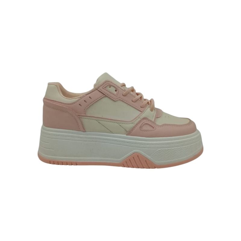 HERIEL - Zapatilla Rosa Plataforma Mujer