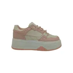 HERIEL - Zapatilla Rosa Plataforma Mujer