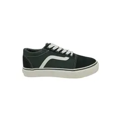 HERIEL - Zapatilla Negra Textil Mujer