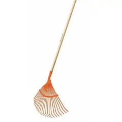 TRUPER - Rastrillo Barrehojas Metal Curva 22dtes Em-22 - Multicolor
