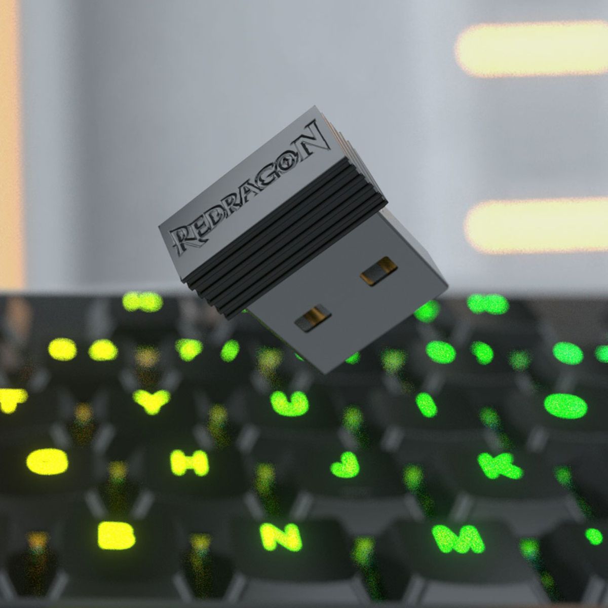 REDRAGON - Teclado Mecánico Redragon Horus K621 RGB SP TKL WiFi Negro