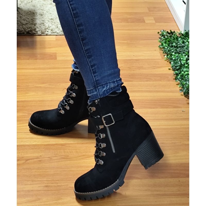 SNOOPY - Botin  para Dama en  en Gamuza  M334