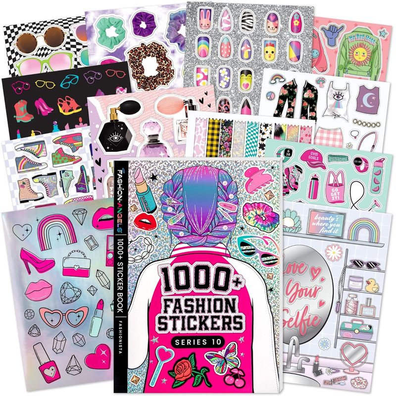 FASHION ANGELS - Libro Con 1000+ stickers Fashion angels juguete niña