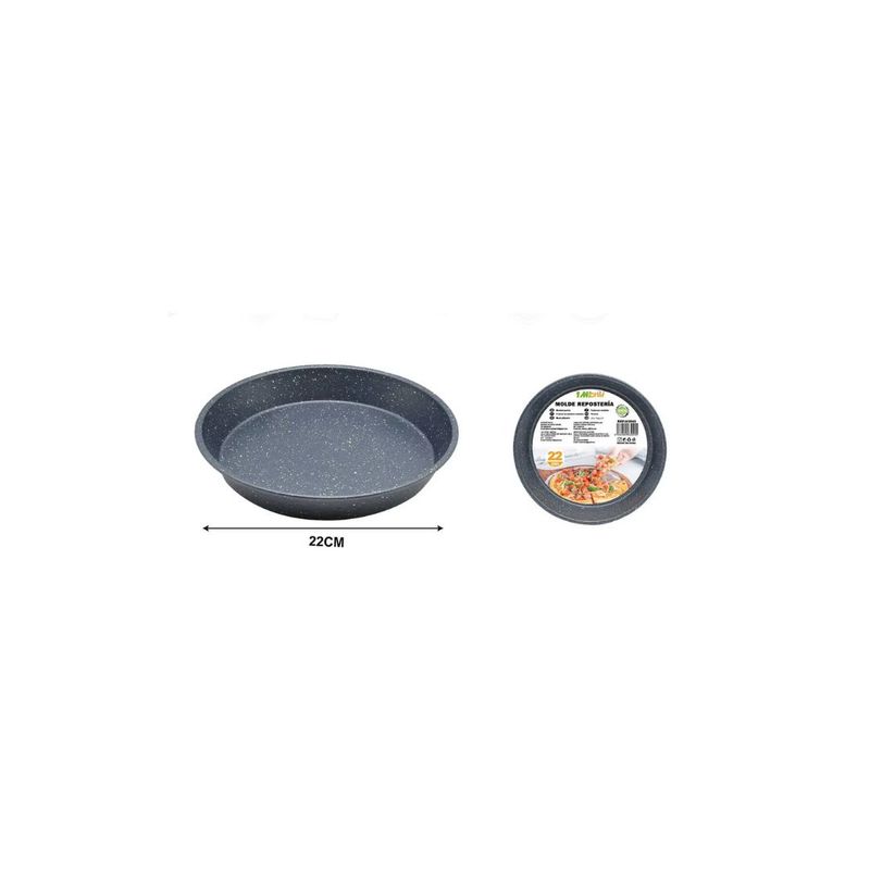 GENERICO - MOLDE PARA HORNEAR CIRCULAR 22CM