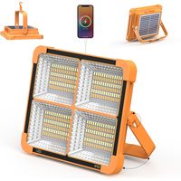 Foco Led Solar Emergencia Baliza Recargable 200w Camping