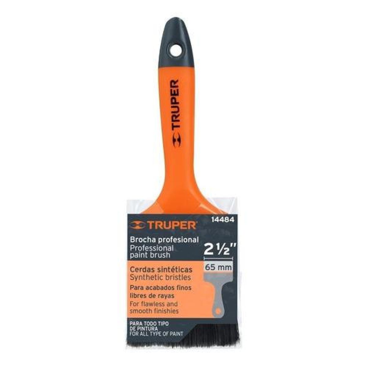 TRUPER - Brocha Profesional Uso General Truper 2 12 635mm - Multicolor