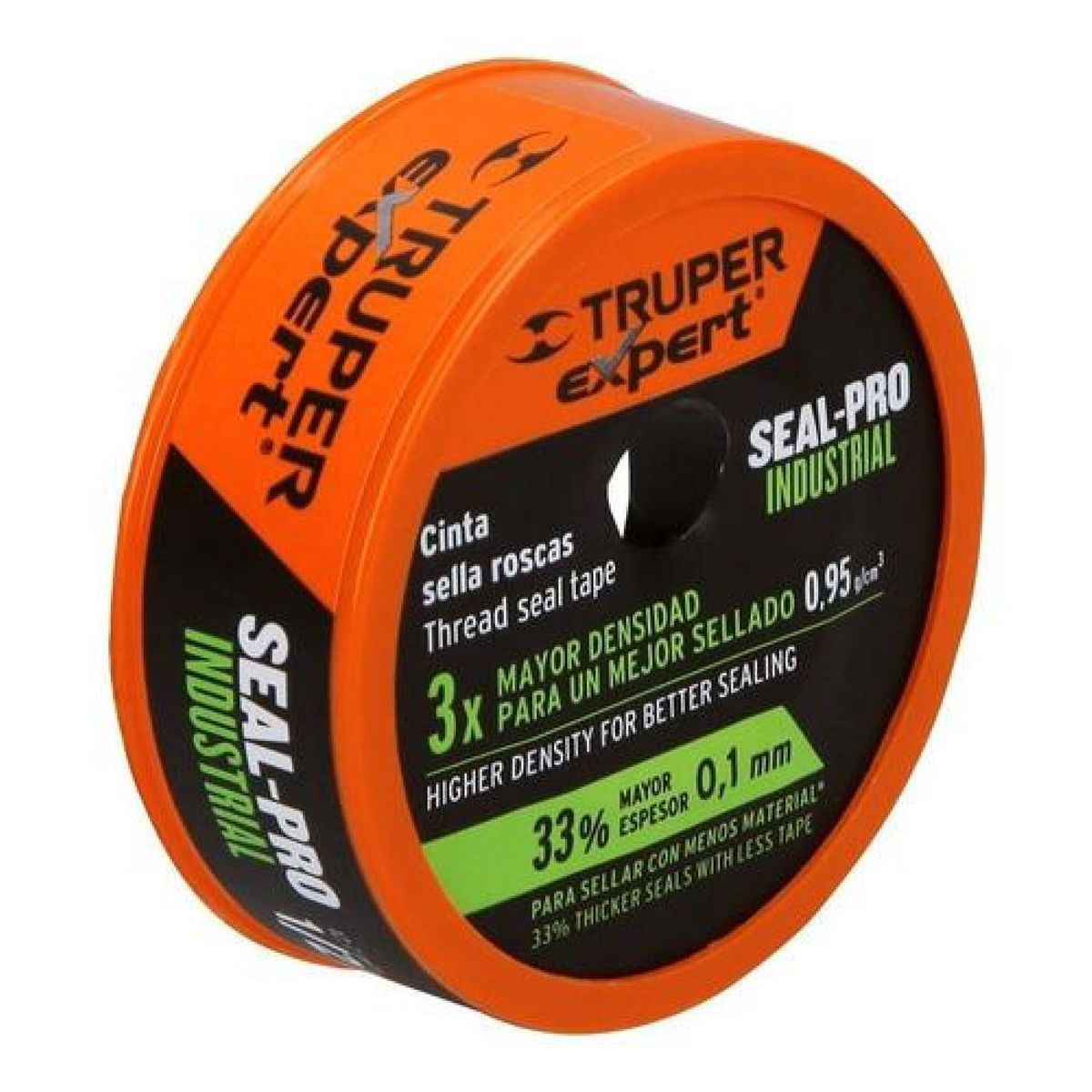 TRUPER - Cinta De Teflón Para Gas Truper Expert Ctf-12x13x - Naranjo