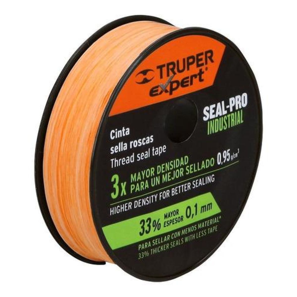 TRUPER - Cinta De Teflón Para Gas Truper Expert Ctf-12x13x - Naranjo