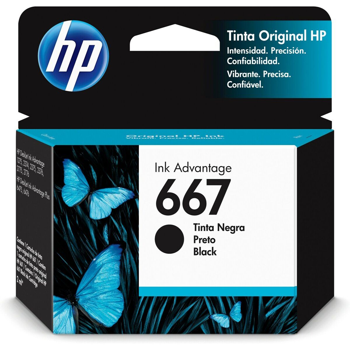 HP - Tinta HP 667 Negra 3YM79AL