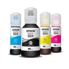 EPSON - Pack 4 Tintas T504 CMYK L4150 L4160 L6161 L6171