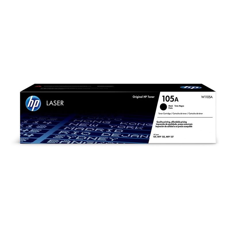 HP - Cartucho De Tóner Láser Original Hp 105a W1105 107a 107w