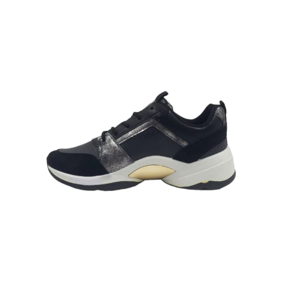 HERIEL - Zapatilla Negra Plataforma Mujer