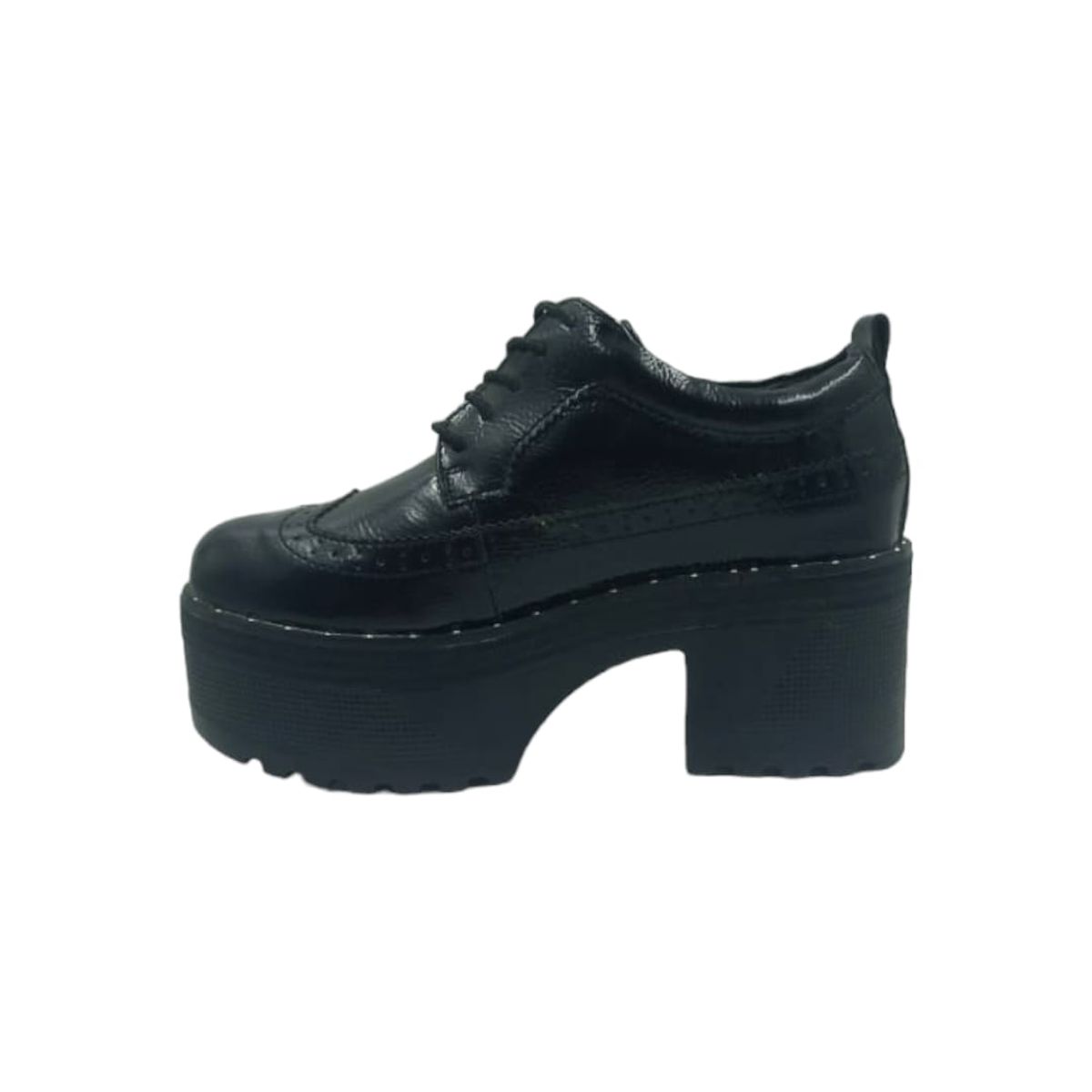 HERIEL - Zapato Negro Plataforma Mujer