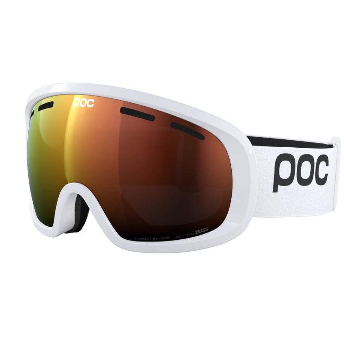 POC - Poc Antiparras Fovea Mid Hydrogen WhitePartly Sunny Orange
