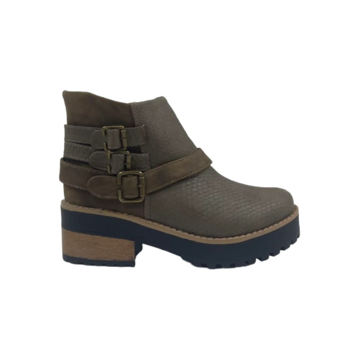 HERIEL - Botin Café Plataforma Mujer