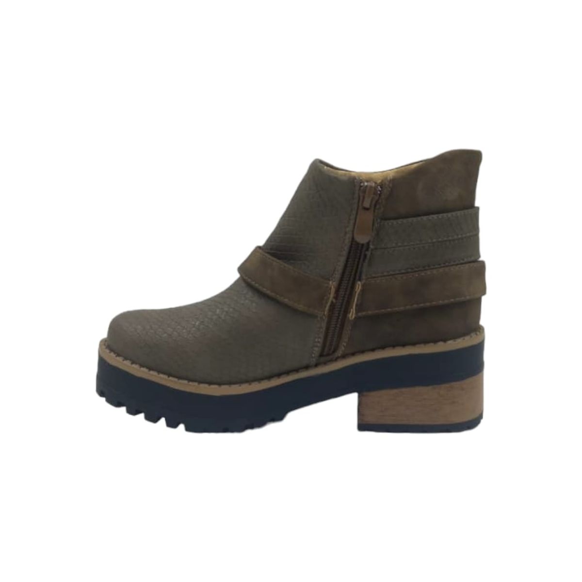 HERIEL - Botin Café Plataforma Mujer