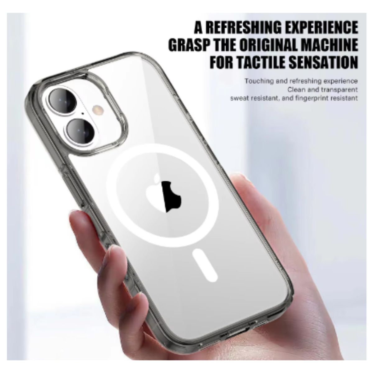 GENERICO - Carcasa Para iPhone 16 Pro Transparente MagSafe