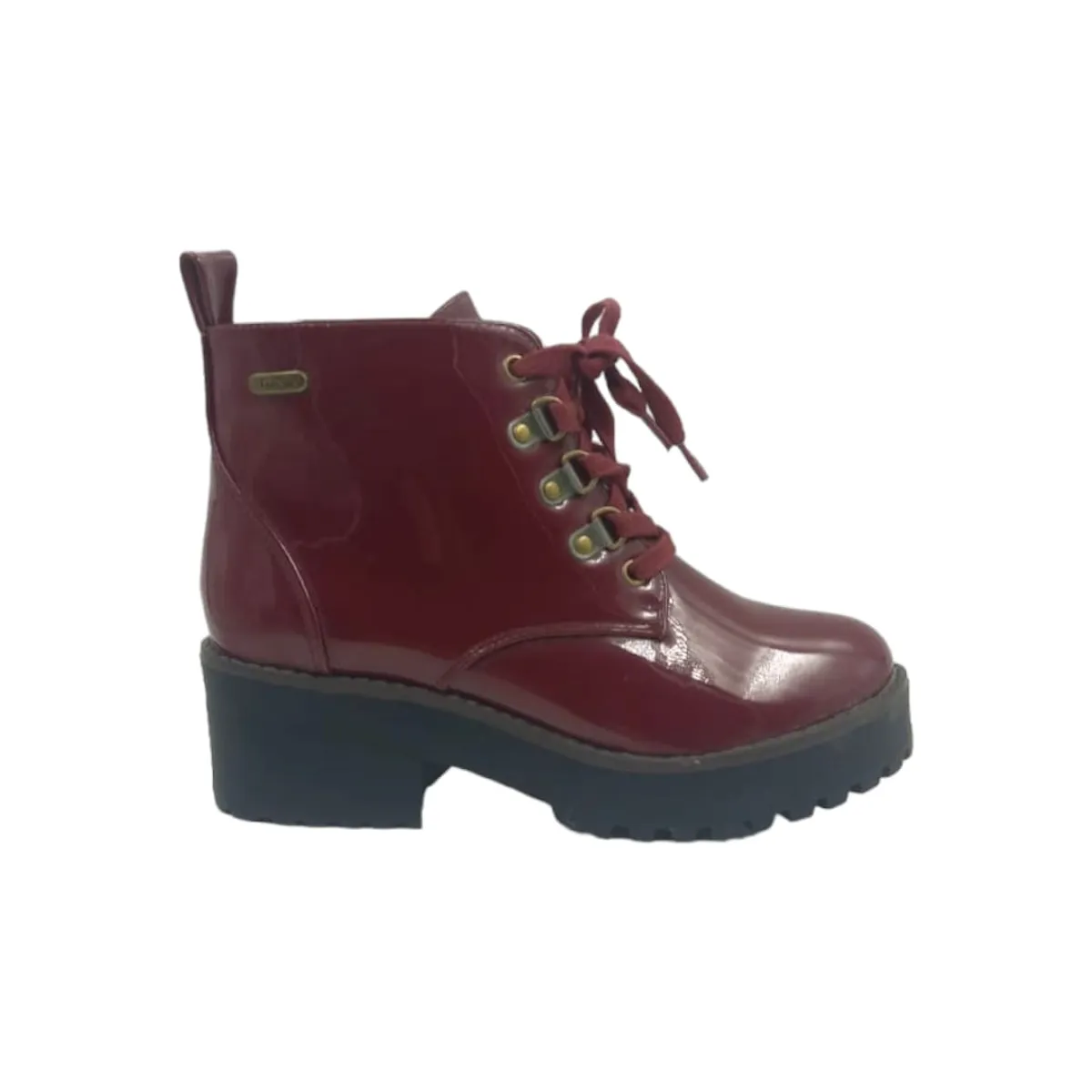 HERIEL - Botín Rojo Charol Mujer