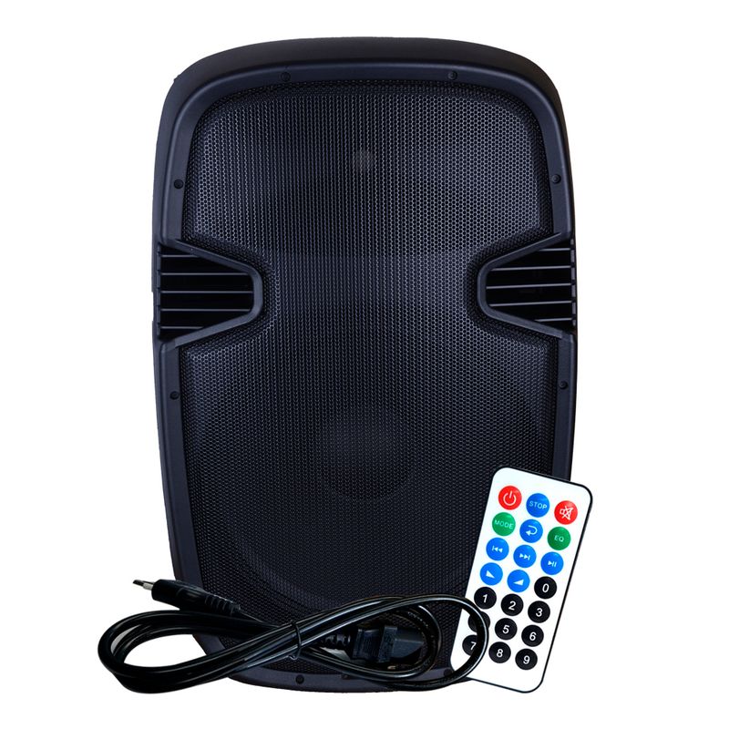MEKSE - CAJA ACUSTICA ACTIVA 15 300W + BLUETOOTH USB RADIO MP3 MEKSE