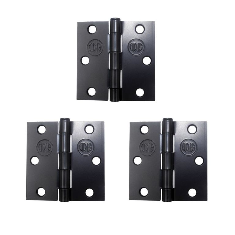 Pack 3 Bisagras Acero 3 32,0mm - Negro