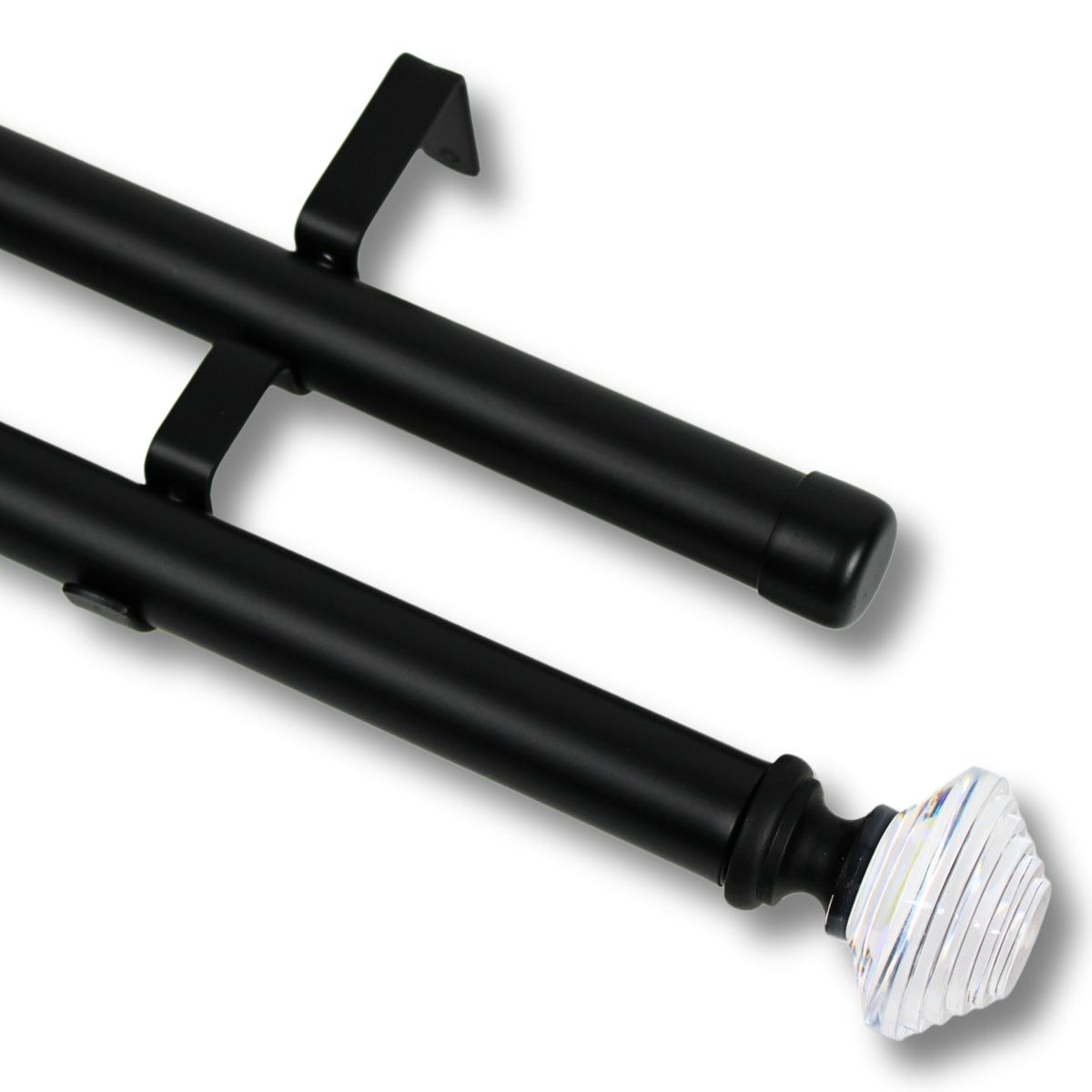 GUIZA - Barras De Cortina 25mm Extensibles Metálicas 160-300 Cm Guiza